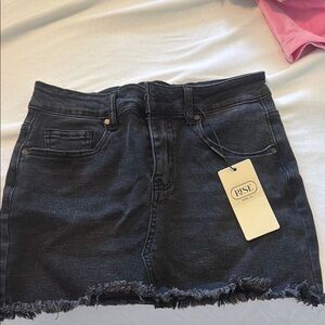 Black Mini Pencil Skirt for Casual Nights